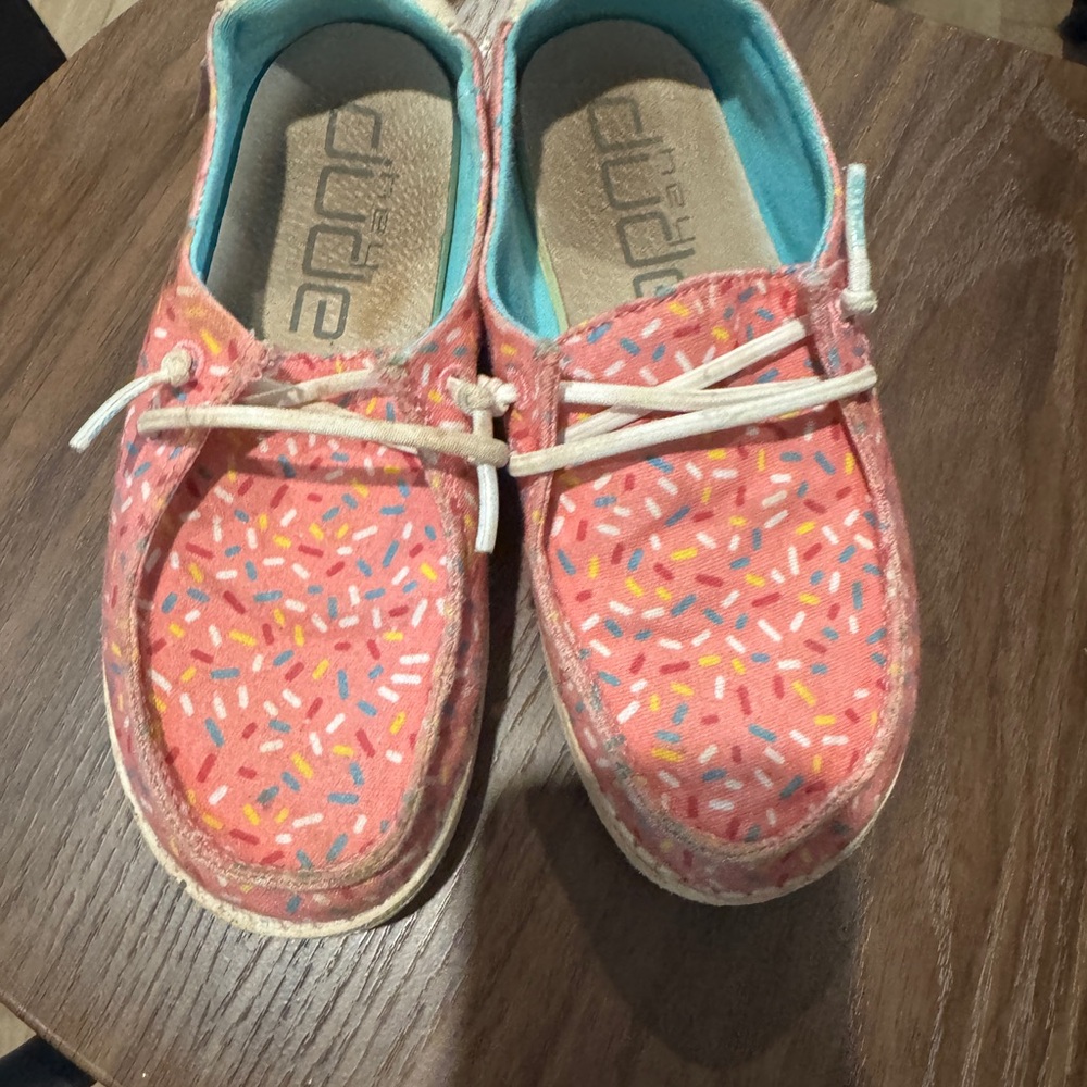 Hey Dude Kids Colorful Sprinkle Moccasins